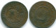 1/10 GULDEN 1869 NETHERLANDS EAST INDIES INDONESIA Copper Colonial Coin #S10056.U.A - Niederländisch-Indien