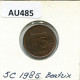 5 CENTS 1985 NÉERLANDAIS NETHERLANDS Pièce #AU485.F.A - 1980-2001 : Beatrix