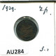 1 CENT 1939 NIEDERLANDE NETHERLANDS Münze #AU284.D.A - 1 Cent