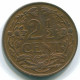 2 1/2 CENT 1948 CURACAO NÉERLANDAIS NETHERLANDS Bronze Colonial Pièce #S10117.F.A - Curacao