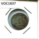 1734 HOLLAND VOC DUIT NEERLANDÉS NETHERLANDS Colonial Moneda #VOC1837.10.E.A - Indes Néerlandaises