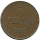 5 PENNIA 1916 FINNLAND FINLAND Münze RUSSLAND RUSSIA EMPIRE #AB244.5.D.A - Finnland