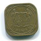 5 CENTS 1972 SURINAME Netherlands Nickel-Brass Colonial Coin #S12973.U.A - Surinam 1975 - ...