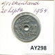 20 LEPTA 1954 GRIECHENLAND GREECE Münze #AY298.D.A - Griekenland