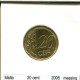 20 EURO CENTS 2008 MALTE MALTA Pièce #AS621.F.A - Malte