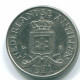 25 CENTS 1971 NIEDERLÄNDISCHE ANTILLEN Nickel Koloniale Münze #S11585.D.A - Niederländische Antillen