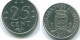 25 CENTS 1971 NIEDERLÄNDISCHE ANTILLEN Nickel Koloniale Münze #S11585.D.A - Niederländische Antillen