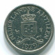 10 CENTS 1979 NIEDERLÄNDISCHE ANTILLEN Nickel Koloniale Münze #S13609.D.A - Antilles Néerlandaises
