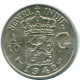 1/10 GULDEN 1942 NETHERLANDS EAST INDIES SILVER Colonial Coin #NL13923.3.U.A - Niederländisch-Indien