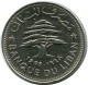 50 PIASTRES 1968 LIRANON LEBANON Münze #AH802.D.A - Libanon