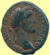 MARCUS AURELIUS AE DUPONDIUS SALUS STANDING 11.51g/26.77mm #ANC13507.66.F.A - The Anthonines (96 AD To 192 AD)