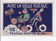PUBLICITE : Avec La Selle Idéale, On Roule Sans Douleur (vélo) - Très Bon état - Publicité