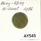 10 CENTS 1982 HONG KONG Moneda #AY545.E.A - Hongkong