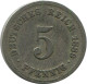 5 PFENNIG 1889 A ALLEMAGNE Pièce GERMANY #DB186.F.A - 5 Pfennig