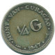 1/4 GULDEN 1947 CURACAO Netherlands SILVER Colonial Coin #NL10803.4.U.A - Curacao