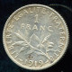 1 FRANC 1919 FRANCE Silver Coin #W10427.7.U.A - 1 Franc