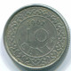 10 CENTS 1962 SURINAME NÉERLANDAIS NETHERLANDS Nickel Colonial Pièce #S13188.F.A - Suriname 1975 - ...