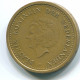 1 GULDEN 1990 NETHERLANDS ANTILLES Aureate Steel Colonial Coin #S12104.U.A - Niederländische Antillen