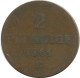 SAXONY 2 PFENNIG 1861 B Hannover Mint German States #DE10646.16.E.A - Other & Unclassified