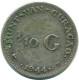 1/10 GULDEN 1944 CURACAO Netherlands SILVER Colonial Coin #NL11744.3.U.A - Curaçao