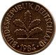 2 PFENNIG 1984 GERMANY UNC Coin #M10389.U.A - 2 Pfennig