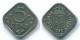 5 CENTS 1978 NIEDERLÄNDISCHE ANTILLEN Nickel Koloniale Münze #S12281.D.A - Niederländische Antillen