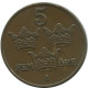 5 ORE 1909 SWEDEN Coin #AC435.2.U.A - Suède