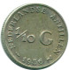 1/10 GULDEN 1956 NIEDERLÄNDISCHE ANTILLEN SILBER Koloniale Münze #NL12124.3.D.A - Antilles Néerlandaises