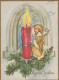ENGEL WEIHNACHTSFERIEN Feiern & Feste Vintage Ansichtskarte Postkarte CPSM #PAH146.A - Angels