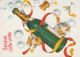 Feliz Año Navidad Vintage Tarjeta Postal CPSM #PAT901.A - New Year