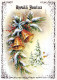 Bonne Année Noël CLOCHE Vintage Carte Postale CPSM #PAT548.A - New Year