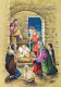 Jungfrau Maria Madonna Jesuskind Weihnachten Religion Vintage Ansichtskarte Postkarte CPSM #PBB716.A - Jungfräuliche Marie Und Madona
