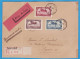 LETTRE RECOMMANDEE PAR AVION DE 1929 - CASABLANCA (MAROC) POUR PARIS - TIMBRES POSTES AERIENNES DU MAROC - Luchtpost