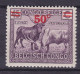 Belgian Congo 1931 Mi. 123, 50c./45c. Overprinted Aufdruck Surchargé Ubangi-Mann, MH* (2 Scans) - Neufs