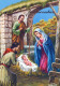 Vierge Marie Madone Bébé JÉSUS Religion Vintage Carte Postale CPSM #PBQ006.A - Vierge Marie & Madones