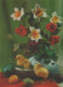 EASTER CHICKEN EGG FLOWERS LENTICULAR 3D Vintage Postcard CPSM #PAZ015.A - Ostern