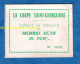 Ticket Ancien Droit De Pêche - SAINT GEORGES De DIDONNE - La Carpe Saint Georgeaise - 1965 - Cachet E. Léonard - Biglietti D'ingresso