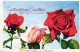 FLORES Vintage Tarjeta Postal CPA #PKE627.A - Blumen