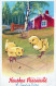 PÂQUES POULET ŒUF Vintage Carte Postale CPA #PKE099.A - Ostern