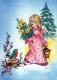 ANGEL CHRISTMAS Holidays Vintage Postcard CPSM #PAJ340.GB - Anges