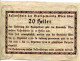 20 HELLER 1920 Stadt Wien Österreich Notgeld Papiergeld Banknote #PL561 - Lokale Ausgaben