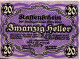 20 HELLER 1920 Stadt Wien Österreich Notgeld Papiergeld Banknote #PL561 - Lokale Ausgaben