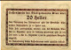 20 HELLER 1920 Stadt Wien Österreich Notgeld Papiergeld Banknote #PL555 - Lokale Ausgaben