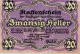 20 HELLER 1920 Stadt Wien Österreich Notgeld Banknote #PE010 - Lokale Ausgaben