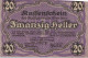 20 HELLER 1920 Stadt Wien Österreich Notgeld Banknote #PE005 - Lokale Ausgaben