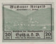 20 HELLER 1920 Stadt WACHAU Niedrigeren Österreich Notgeld Banknote #PF275 - Lokale Ausgaben