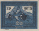 20 HELLER 1920 Stadt SIEZENHEIM Salzburg Österreich Notgeld Banknote #PF179 - Lokale Ausgaben