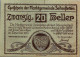20 HELLER 1920 Stadt SEITENSTETTEN Niedrigeren Österreich Notgeld #PF201 - [11] Emissions Locales