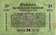 20 HELLER 1920 Stadt SCHoNBICHEL Niedrigeren Österreich Notgeld #PE789 - Lokale Ausgaben