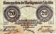 20 HELLER 1920 Stadt SCHEIBBS Niedrigeren Österreich Notgeld Banknote #PE662 - Lokale Ausgaben